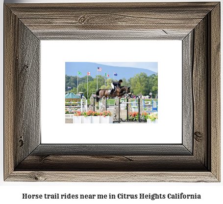 horse trail rides near me in Citrus Heights, California